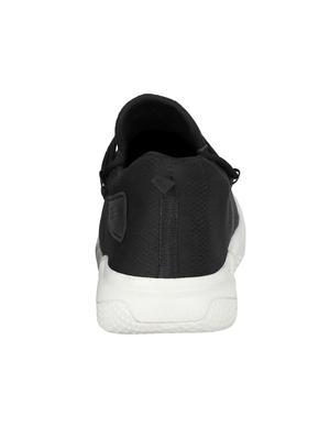 black fabric lace up sport shoes - 16714344 - Standard Image - 3