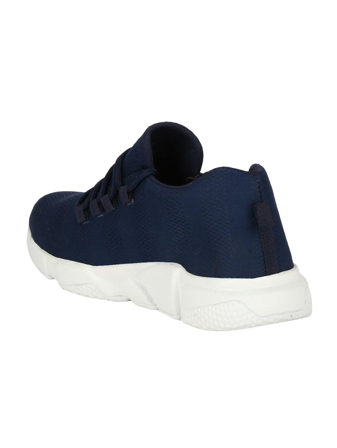 blue fabric lace up sport shoes - 16714345 - Zoom Image - 3