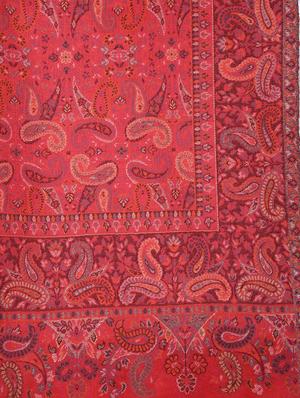 red wool stole - 16715407 - Standard Image - 3