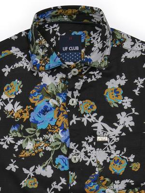 black cotton shirt - 16716252 - Standard Image - 3