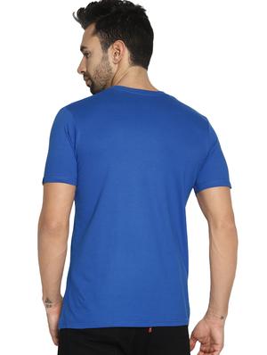 blue chest printed t-shirt - 16716264 - Standard Image - 3