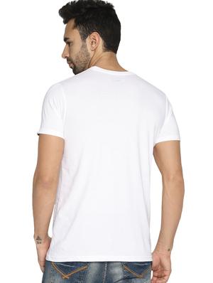 white chest printed t-shirt - 16716267 - Standard Image - 3