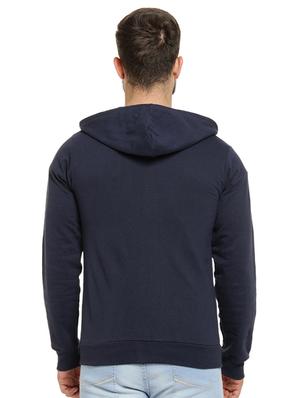 navy blue chest printed sweatshirt - 16716891 - Standard Image - 3