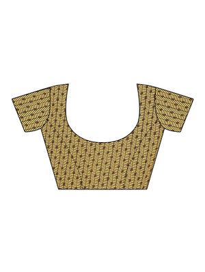 polka dots printed saree with blouse - 16717217 - Standard Image - 3