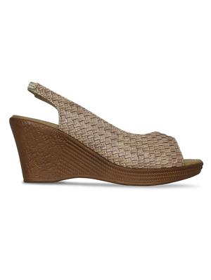 beige back strap wedges - 16717325 - Standard Image - 3