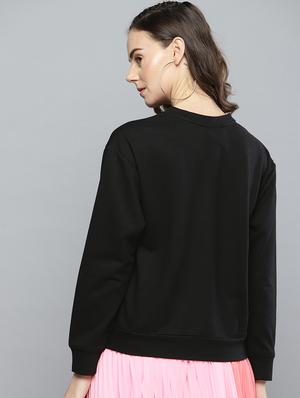 round neck slogan sweatshirt - 16719622 - Standard Image - 3