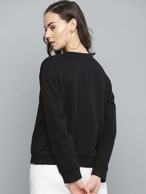 round neck graphic sweatshirt - 16719624 - Standard Image - 3