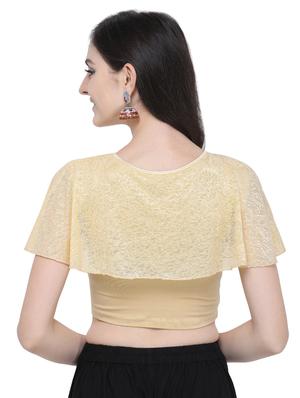 cape style solid blouse - 16719657 - Standard Image - 3