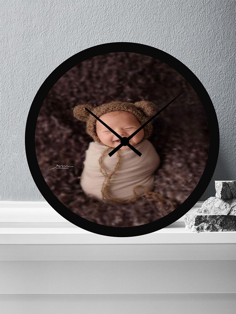 new born baby mdf wood based wall clock - 16719722 - Zoom Image - 3