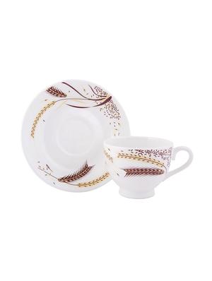 cup saucer set with floral design (set of 12 pcs) - 16720352 - Standard Image - 3