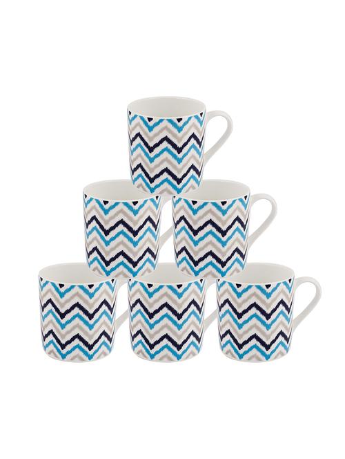 Tea Cups with Geometric Design (Set Of 6) - 16720368 - Very Small Image - 1