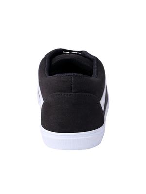 black canvas lace up sneakers - 16720477 - Standard Image - 3