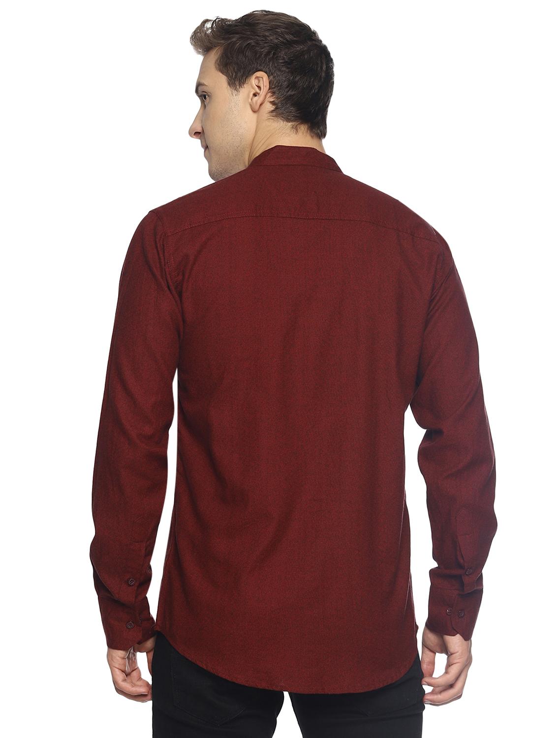 red self design casual shirt - 16721171 - Zoom Image - 3