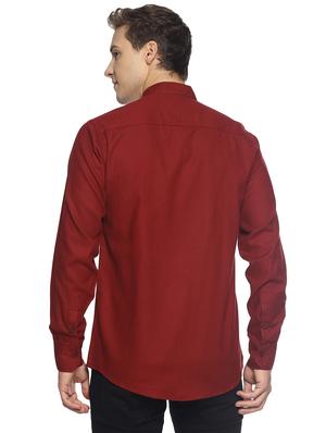 red self design casual shirt - 16721173 - Standard Image - 3