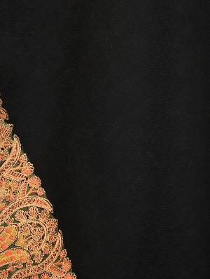 solid bordered pashmina shawl - 16721178 - Standard Image - 3