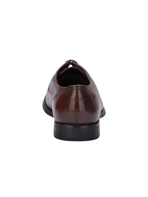 brown leather lace-up derbys - 16721220 - Standard Image - 3