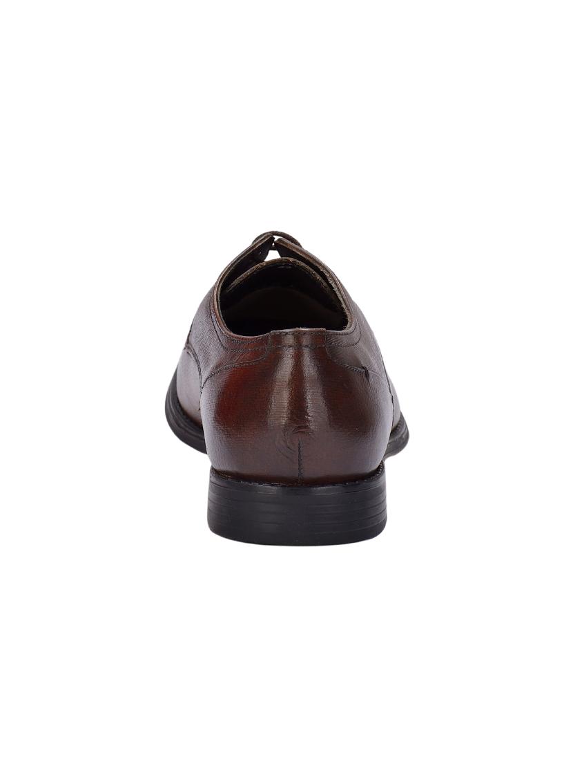 brown leather lace-up derbys - 16721220 - Zoom Image - 3