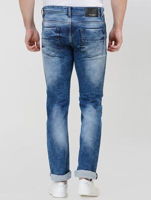 blue heavy washed jeans - 16721510 - Standard Image - 3