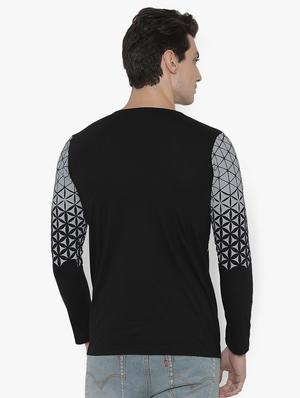 black printed t-shirt - 16721591 - Standard Image - 3