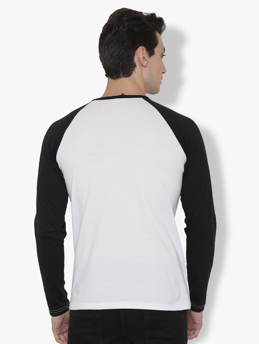 monochrome colorblock raglan t-shirt - 16721605 - Zoom Image - 3