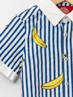 blue cotton shirt - 16721755 - Standard Image - 3