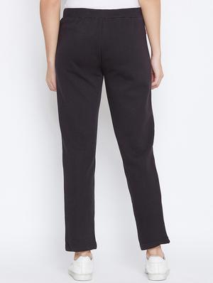 high rise solid track pant - 16721863 - Standard Image - 3