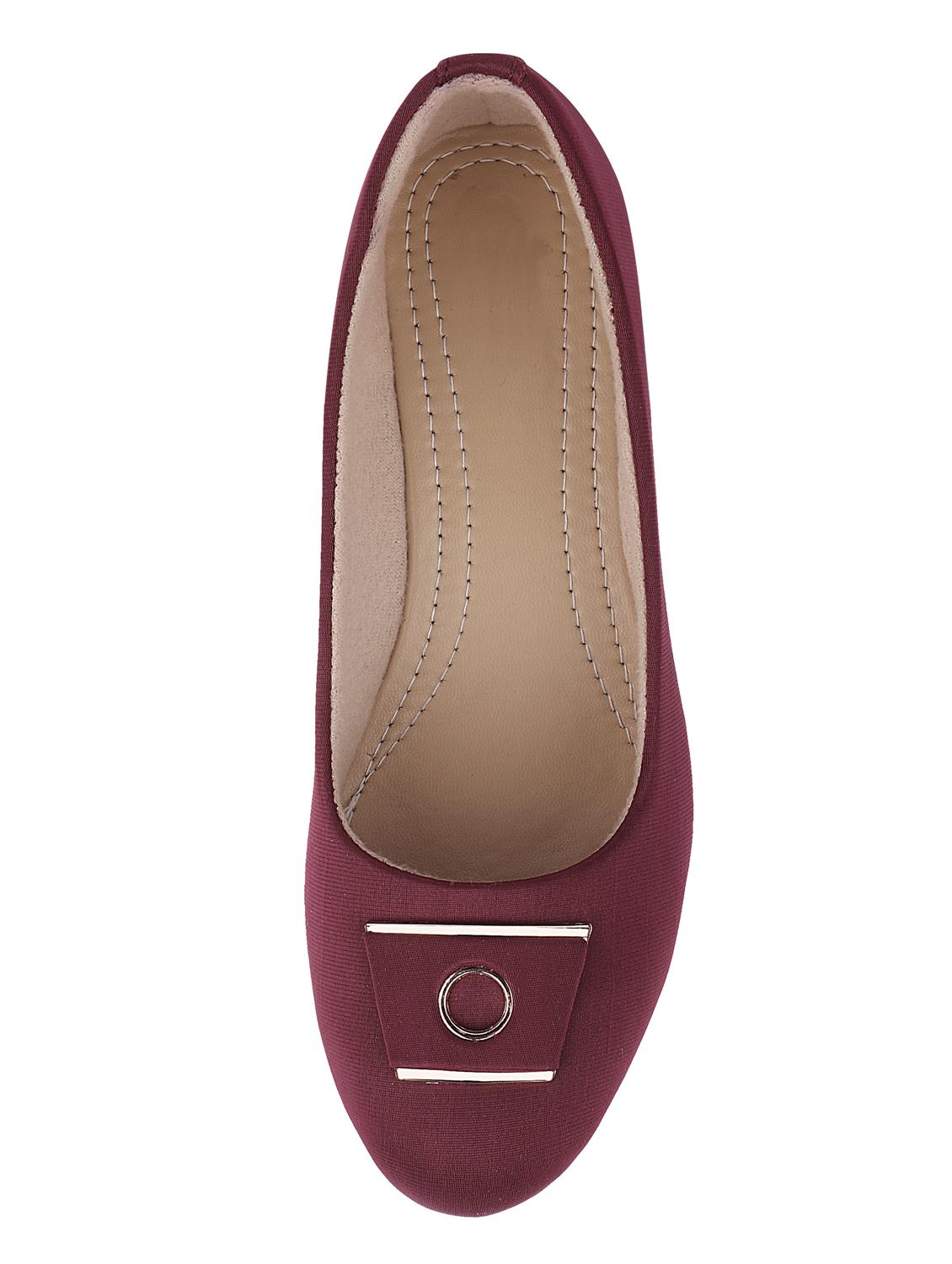 red slip on ballerinas - 16722859 - Zoom Image - 3