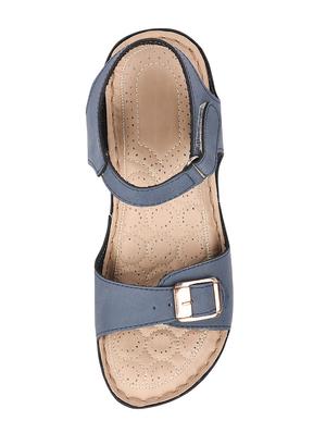 blue back strap sandals - 16722868 - Standard Image - 3