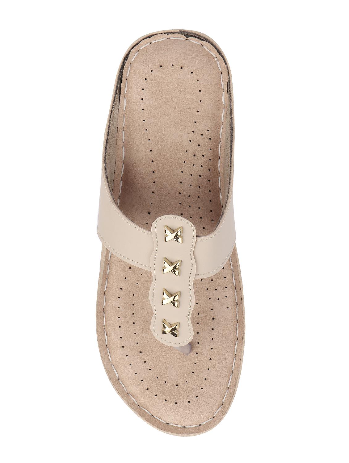 beige toe separator sandals - 16722871 - Zoom Image - 3