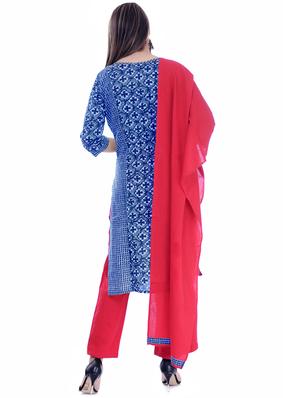 printed kurta pant set - 16723073 - Standard Image - 3