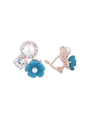 red metal studs earring - 16724726 - Standard Image - 3