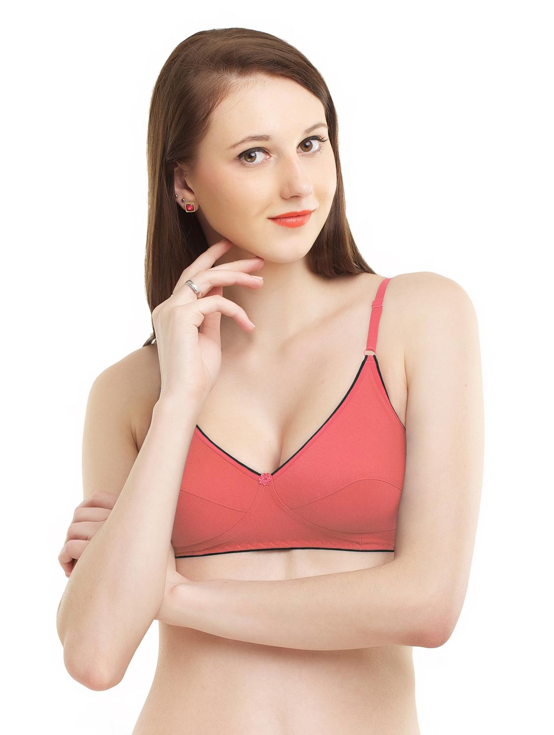 set of 3 lightly padded floral patch bra - 16724814 - Zoom Image - 6