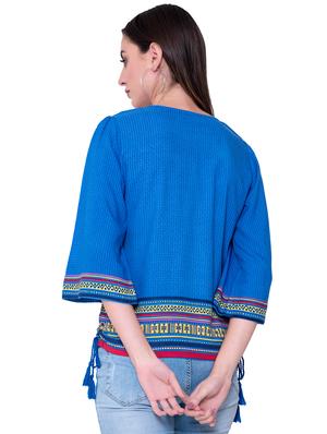 solid a-line kurti - 16724874 - Standard Image - 3