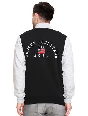 black chest printed sweatshirt - 16724891 - Standard Image - 3