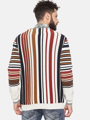 multi colored striped pullover - 16724936 - Standard Image - 3