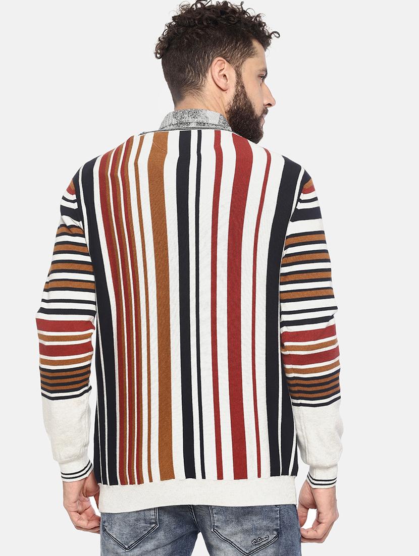 multi colored striped pullover - 16724936 - Zoom Image - 3