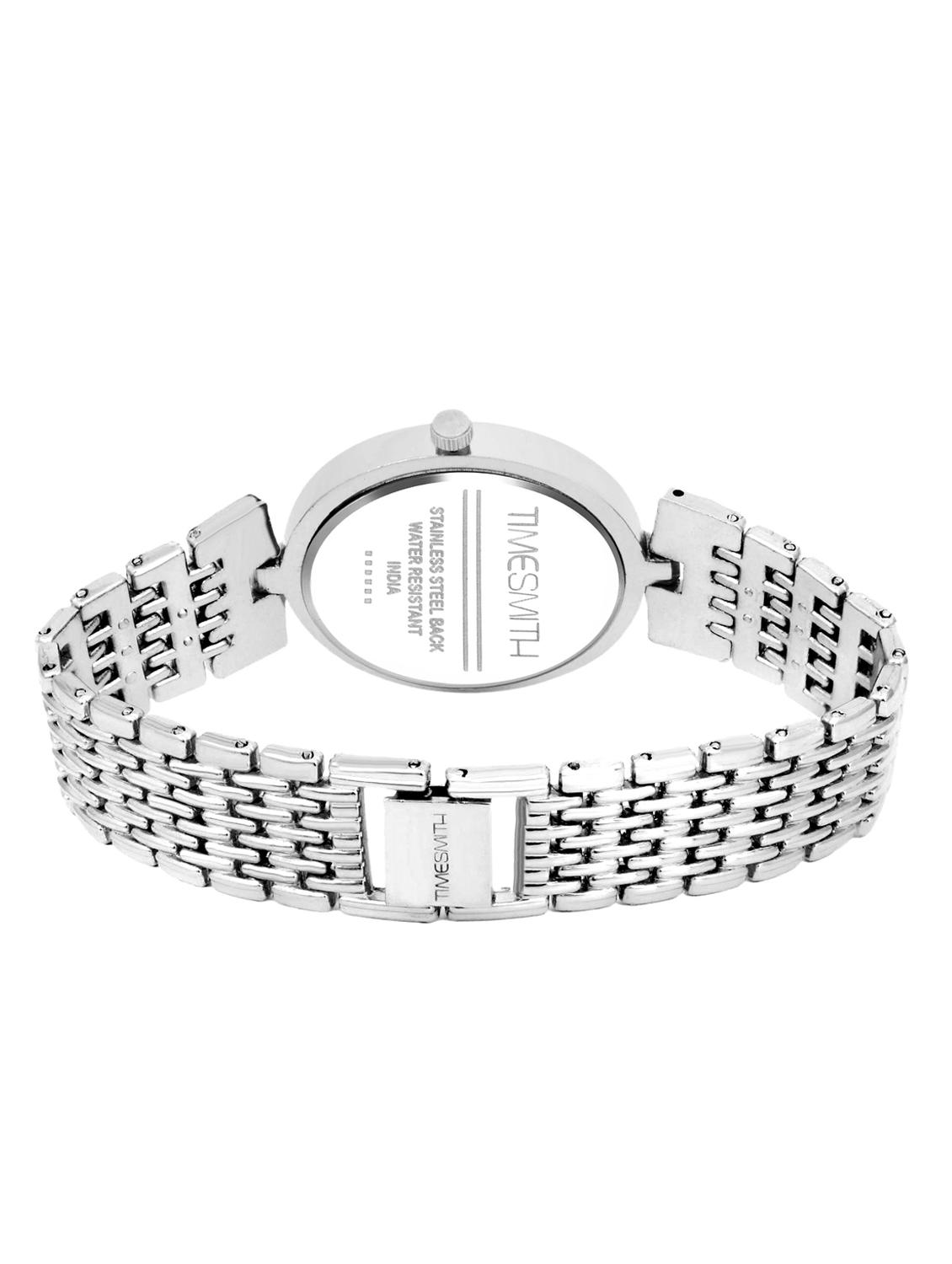 timesmith white dial silver stainless steel strap analog watch for women tsc-048ktd1 - 16724969 - Zoom Image - 3