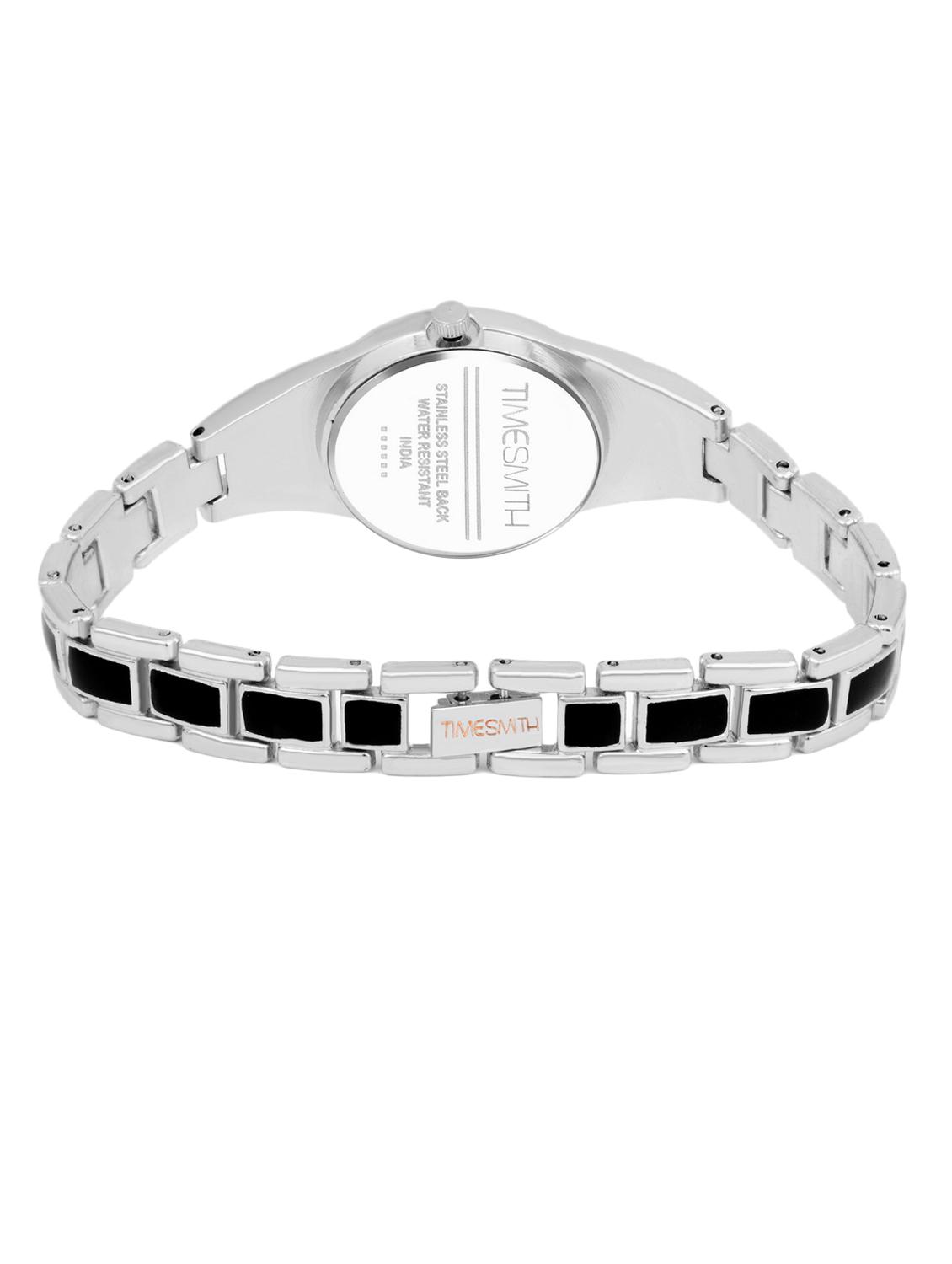 timesmith black dial silver stainless steel analog watch for women tsc-096 ktd1 - 16724994 - Zoom Image - 3
