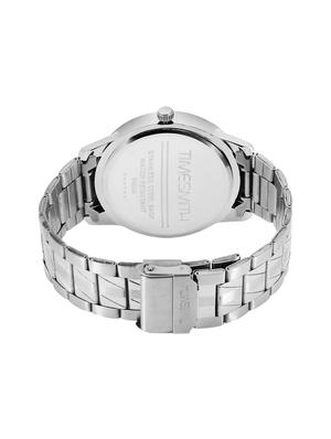 timesmith blue dial silver stainless steel metal strap genuine premium branded day date analog watch for men tsc-024ktd1 - 16725158 - Standard Image - 3