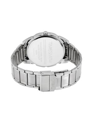 timesmith white dial silver stainless steel metal strap genuine premium branded day date analog watch for men tsc-025ktd1 - 16725159 - Standard Image - 3
