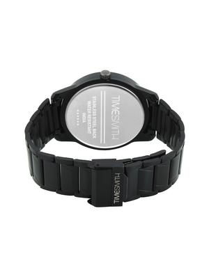 timesmith black dial black stainless steel analog watch for men tsc-043ktd1 - 16725182 - Standard Image - 3