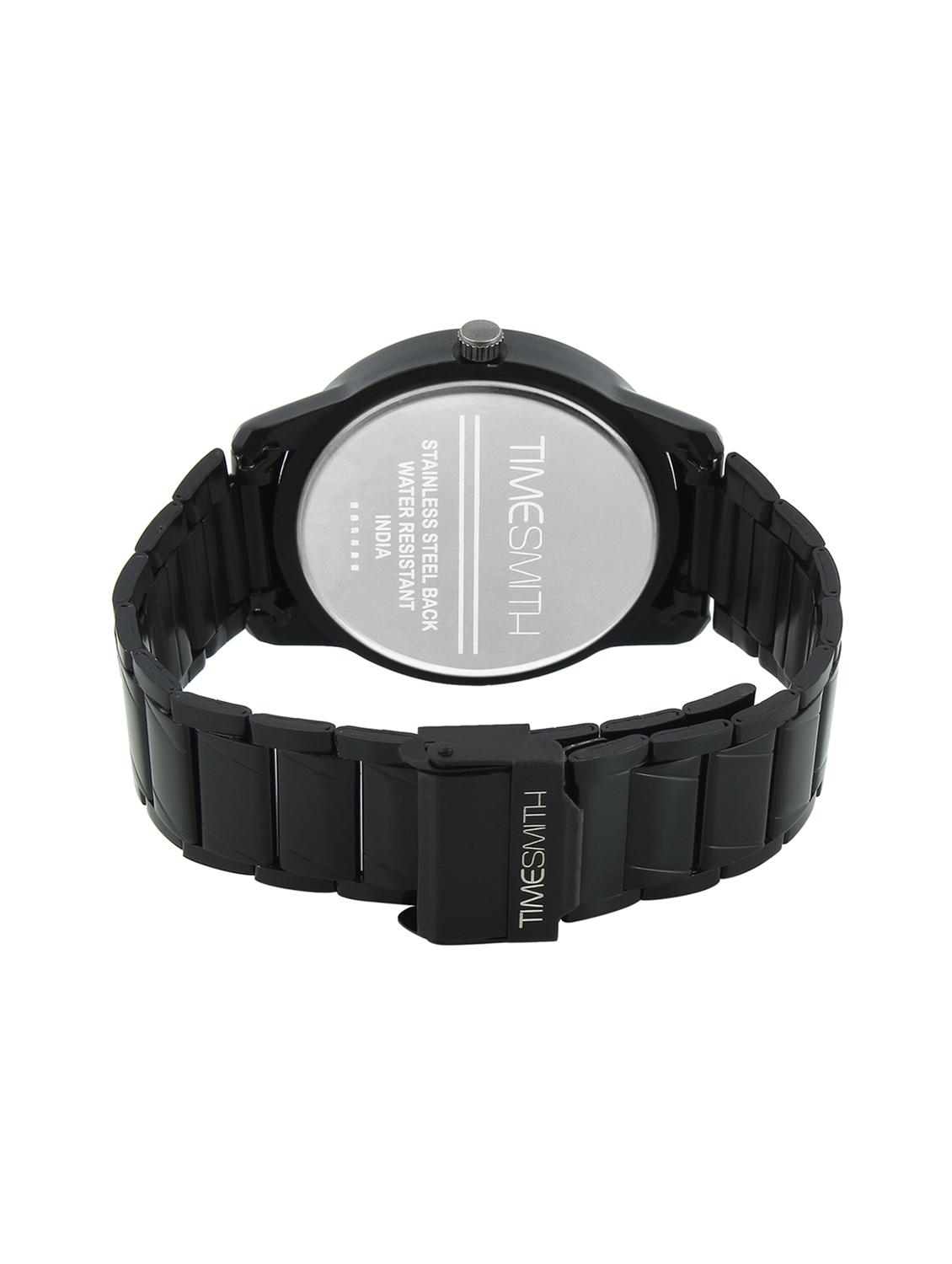 timesmith black dial black stainless steel analog watch for men tsc-043ktd1 - 16725182 - Zoom Image - 3