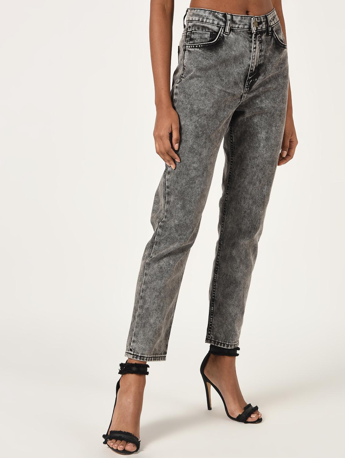high rise acid washed jeans - 16725721 - Zoom Image - 3
