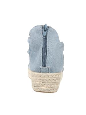 blue closed back wedges - 16726266 - Standard Image - 3