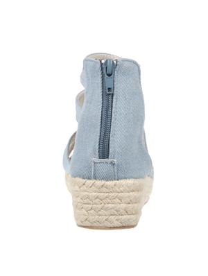 blue closed back wedges - 16726267 - Standard Image - 3