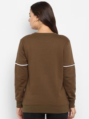round neck contrast piped pullover - 16726868 - Standard Image - 3