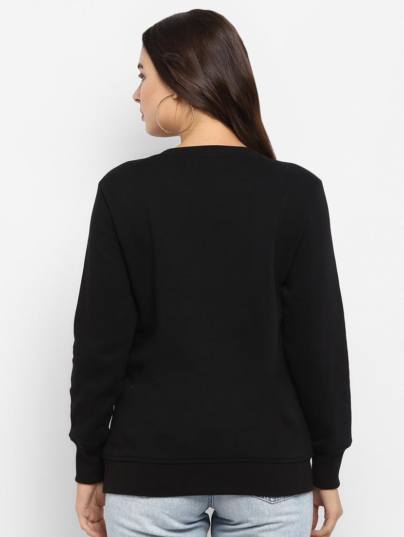 lace up neck graphic pullover - 16726871 - Zoom Image - 3