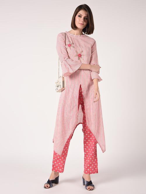 striped kurta pant set - 16728276 - Standard Image - 1