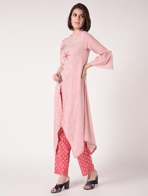 striped kurta pant set - 16728276 - Standard Image - 3