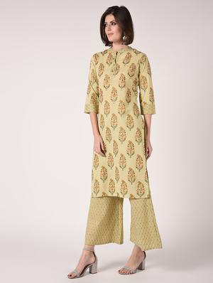 floral kurta palazzo set - 16728278 - Standard Image - 3